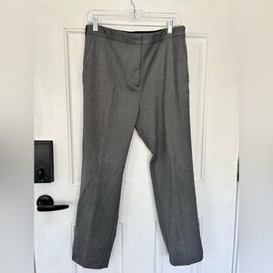 Zara Gray Straight-Leg Dress Pants